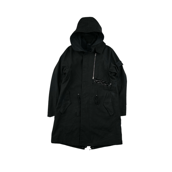 Stone Island 2012 Diagonal-R Wool Shadow Project Long Jacket - Medium