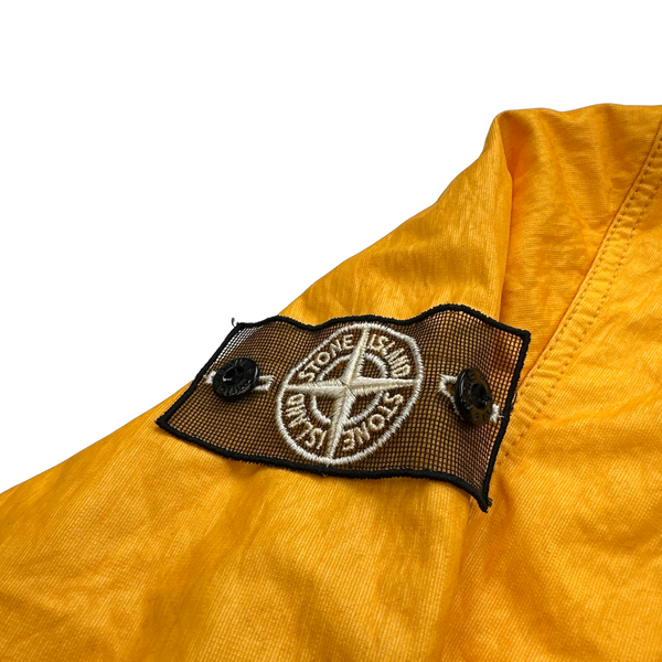 Stone Island 2010 Tyveck Special Edit140n White Mesh Badge Jacket - Medium