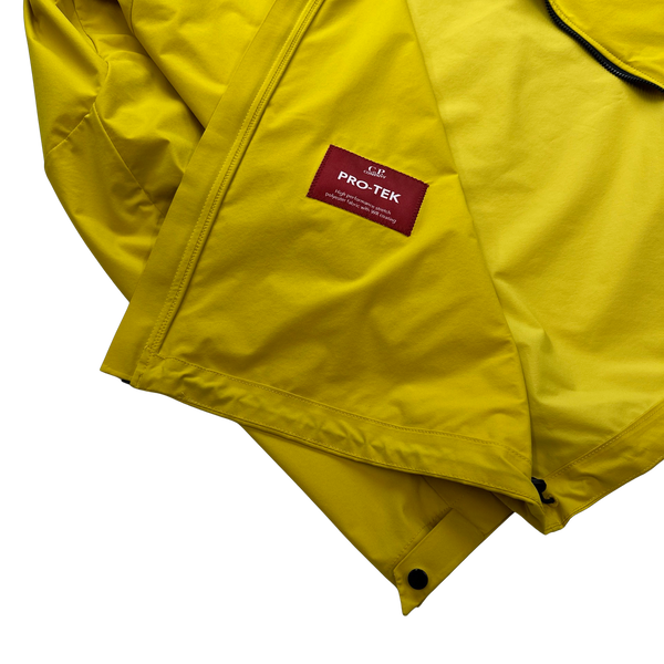 CP Company Yellow Hooded Pro Tek Jacket - 3XL