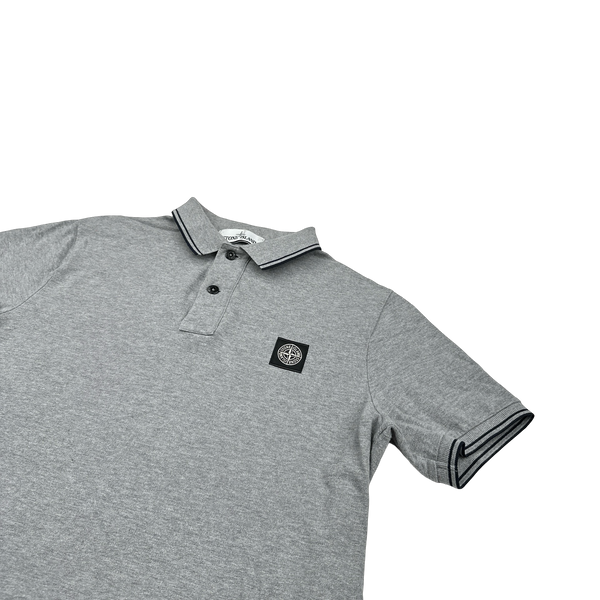Stone Island 2016 Grey Short Sleeve Polo - Medium