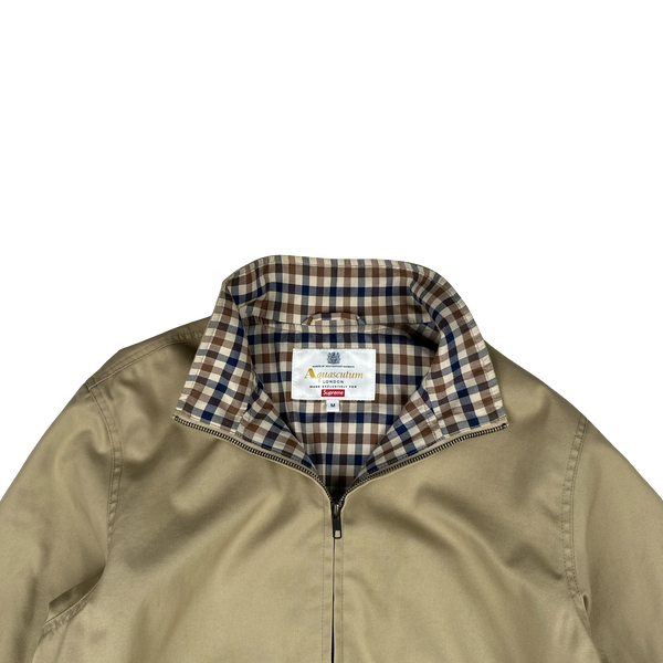 Aquascutum X Supreme Classic Checked Waterproof Harrington