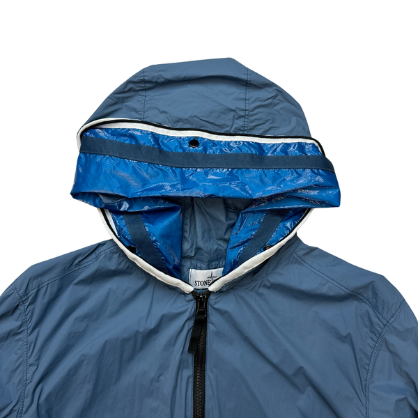 Stone Island 2022 Light Blue Nylon Skin Touch TC Jacket - Medium