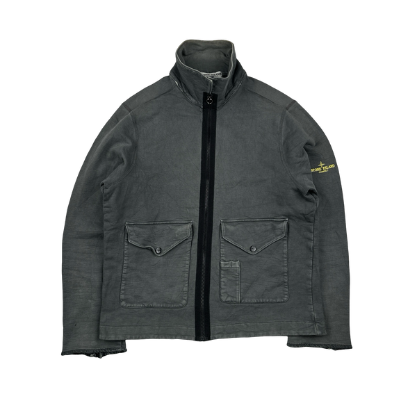 Stone Island 2004 Cotton Compact Zipped Jacket - Medium