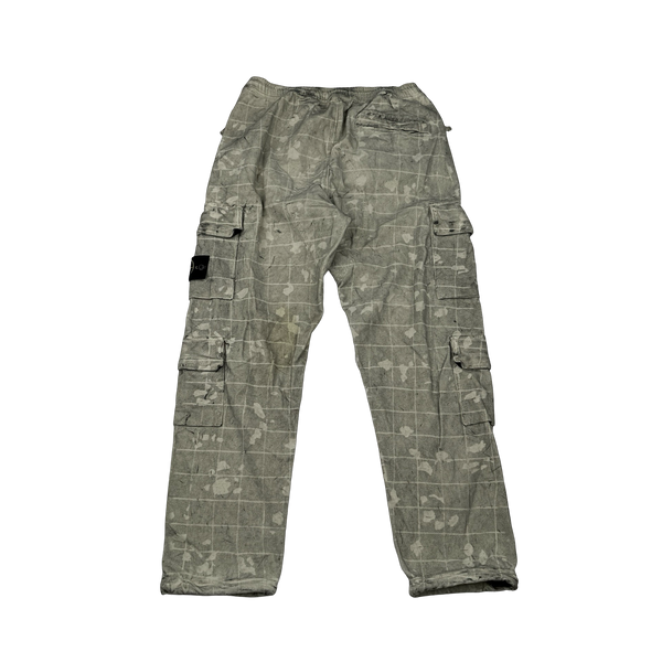 Stone Island Dust Ghillie Laser Camo Cargo Trousers - 30