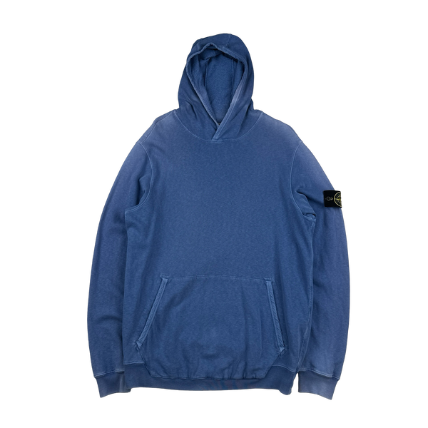 Stone Island 2019 Blue Pullover Hoodie - XL