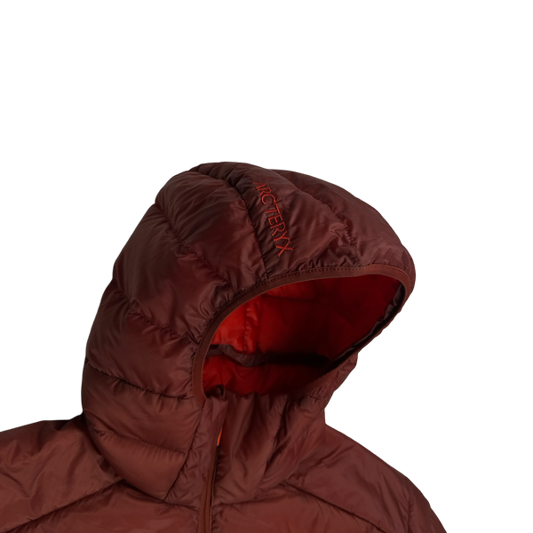 Arcteryx Red Cerium SL Down Filled Zipped Hooded Jacket - XL