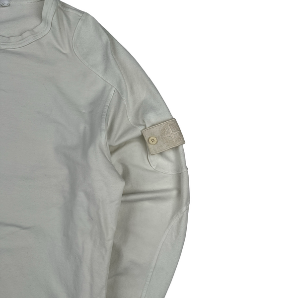 Stone Island 2018 White Ghost Crewneck Jumper - XXL