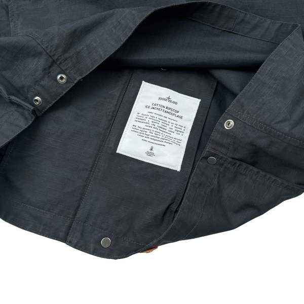 Supreme X Stone Island Reactive Ice Camo Ripstop Jacket - Medium