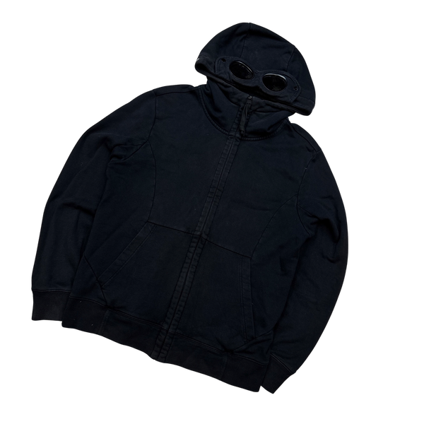 CP Company Navy Goggle Hoodie - Large