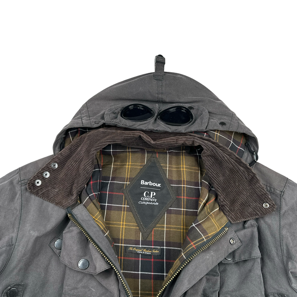 CP Company x Barbour Multi Pocket 500 Mille Waxed Jacket  XS