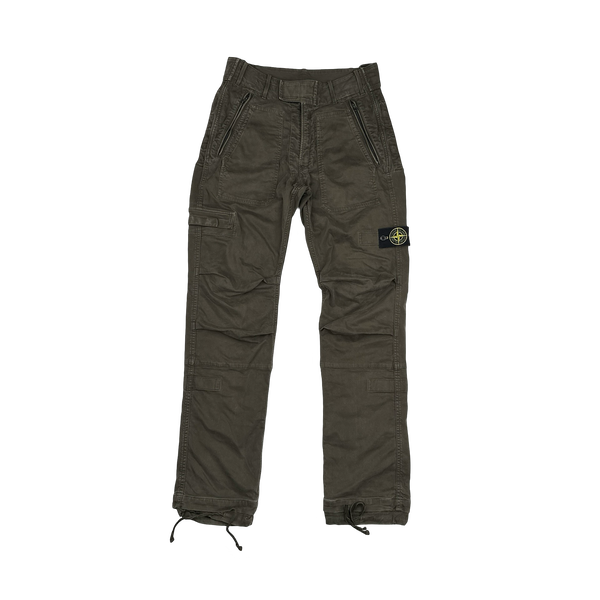 Stone Island 2007 Thick Cotton Cargo Trousers - 30"