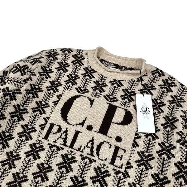 CP Company x Palace Beige Knit - Large