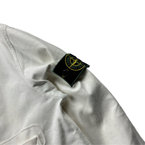 Stone Island 1997 Archive VDM Suede Green Edged Jacket - Medium