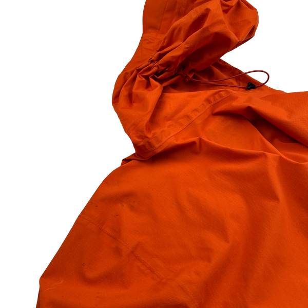 RAB Orange Pertex Sheild Spark Waterproof Rain Jacket - Medium