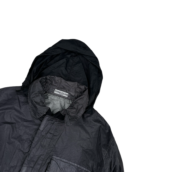 Stone Island 2004 Paul Harvey Charcoal Parachute Nylon Jacket - XL
