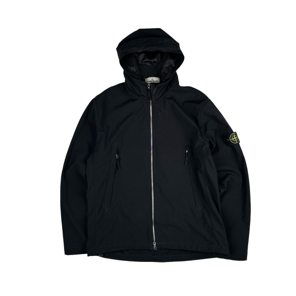 Stone Island 2020 Black Light Soft Shell R Jacket - XL