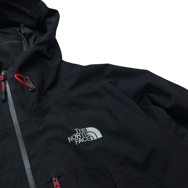 North Face Summit Series Black Waterproof Hooded Jacket - Medium