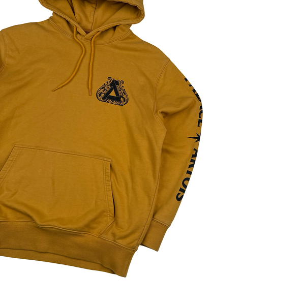 Palace Artois Orange Spellout Thick Hoodie - Medium