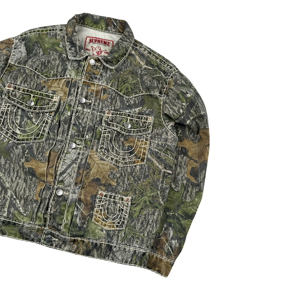 true religion ジャケット　迷彩　希少 Supreme X True Religion Real Tree Camo Contrast Stitch Denim