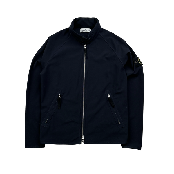 Stone Island 2018 Dark Navy Light Soft Shell R Jacket - Small