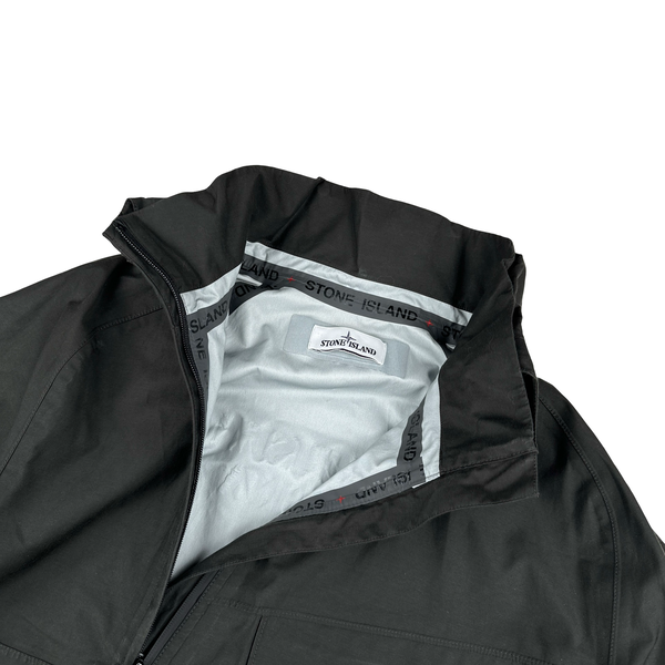 Stone Island 2021 Black Jacquard Marina 3L Jacket - XL