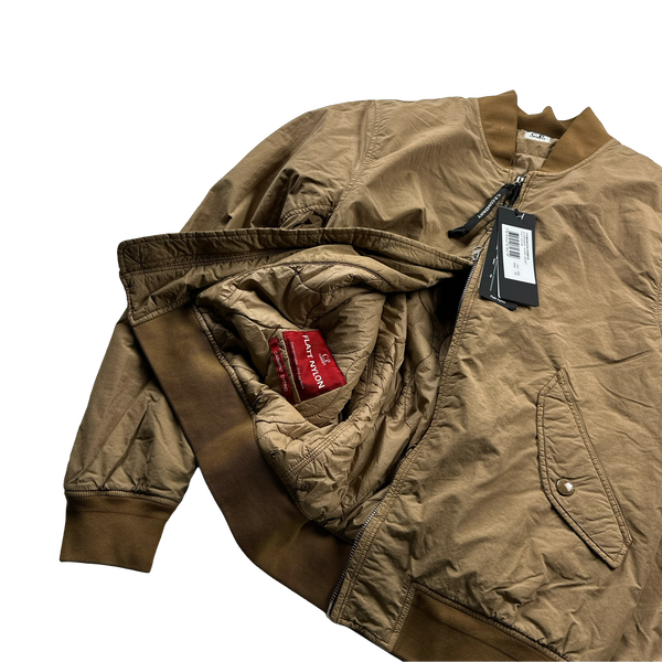 CP Company Brown Flatt Nylon Bomber Jacket - Medium, 3XL – Mat's