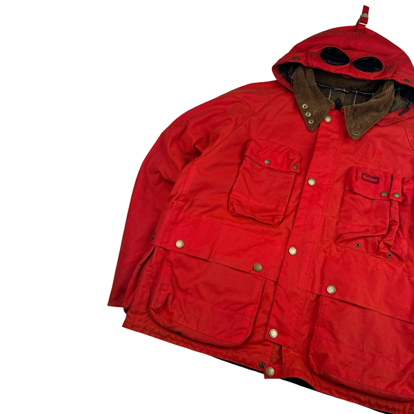 CP Company x Barbour Multi Pocket Creed 500 Mille Waxed Jacket - XL