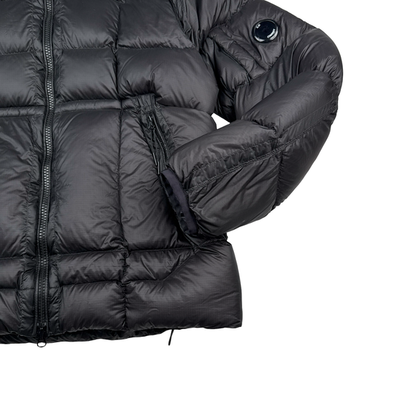 CP Company Black Down Filled DD Shell Lens View Puffer Jacket - XXL