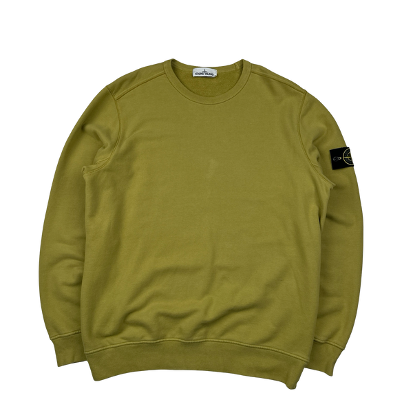 Stone Island 2019 Green Cotton Crewneck Sweatshirt - XXL