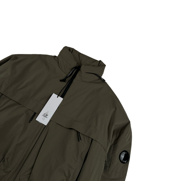 CP Company Khaki Primaloft Pro Tek Bomber Jacket - Small & Medium