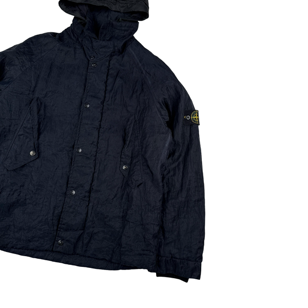 Stone Island 2001 Navy Monofilament Mesh Jacket - Large