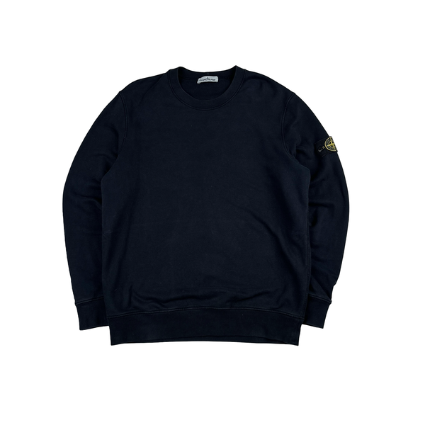 Stone Island 2021 Navy Cotton Crewneck - XL