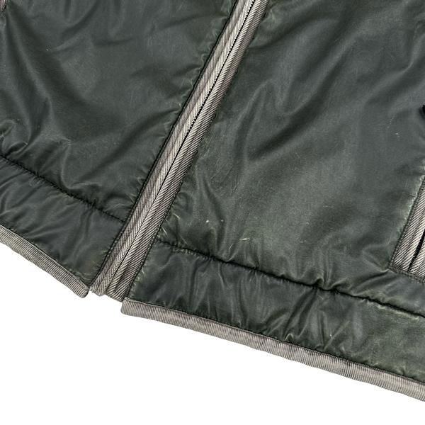 Stone Island 2010 Green Liquid Reflective Jacket - Medium