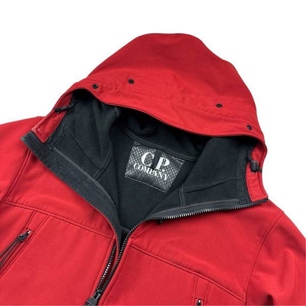 CP Company Red Fleece Lined Soft Shell Goggle Jacket - XL – Mat's