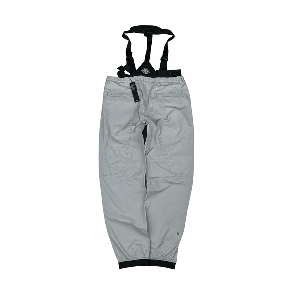 Stone Island 2018 Grey Reflective Back Badge Overalls - XXL