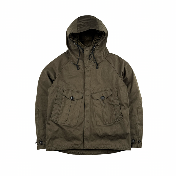 Ten C Khaki Multi Pocket Tempest Anorak Down Lined 2 in 1 Jacket - XL