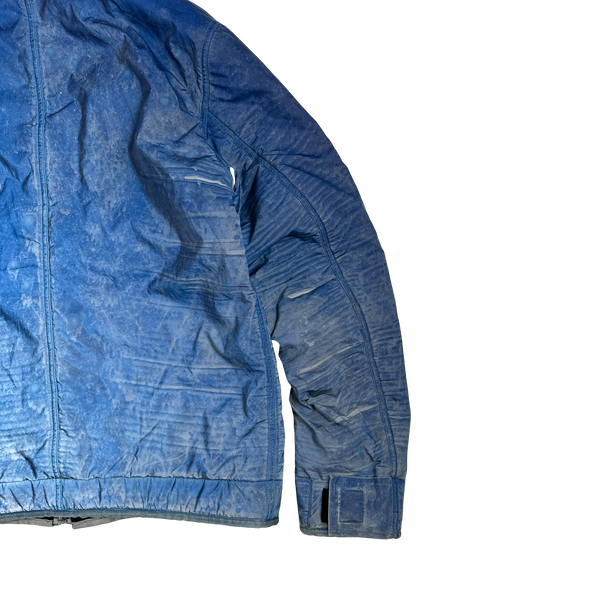 Stone Island 2010 Blue Liquid Reflective Jacket - XL