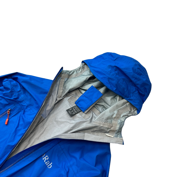 RAB Blue Zipped Event Waterproof Raincoat - Small