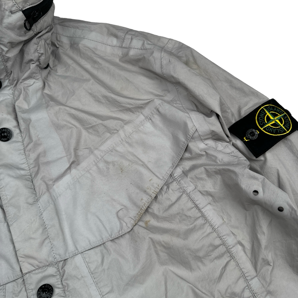 Stone Island 2016 Grey Garment Dyed Performance Tela Jacket - Medium