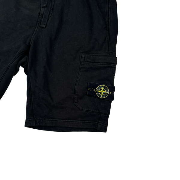 Stone Island 2022 Black Cotton Shorts - Large