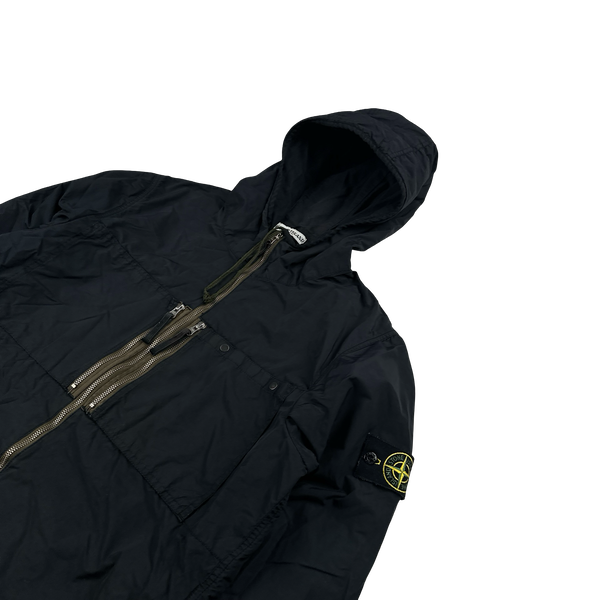 Stone Island 2010 Navy Garment Dyed Multi Pocket Jacket - XL