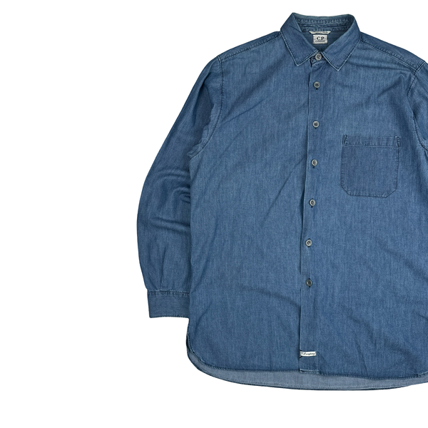 CP Company Vintage Button Down Cotton Long sleeve Shirt - Large