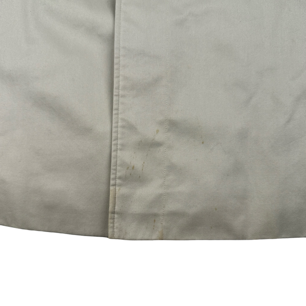 Burberry Nova Check Lined Tan Trench Coat - Large