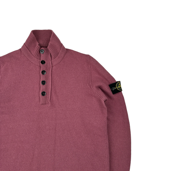 Stone Island 2014 Pink Knitted Pullover Jumper - Large