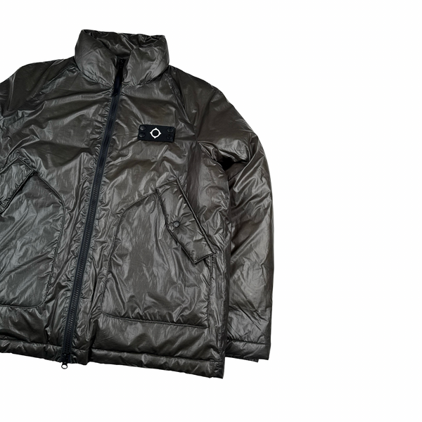 Ma Strum Grey Heat Reactive Ice Puffer Jacket - Medium