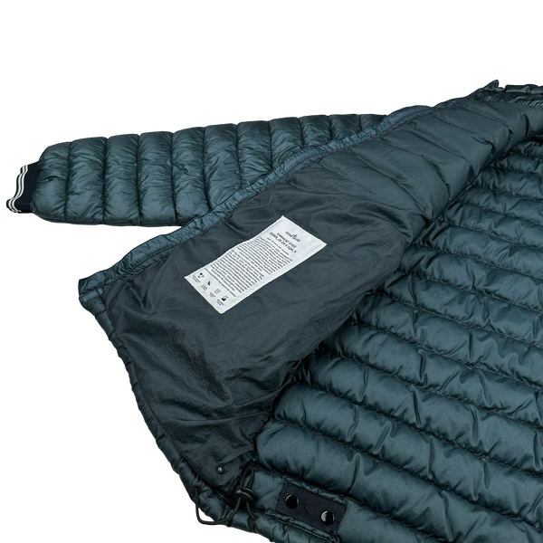 Stone Island 2013 Dark Green Garment Dyed Down Puffer Jacket - XXL