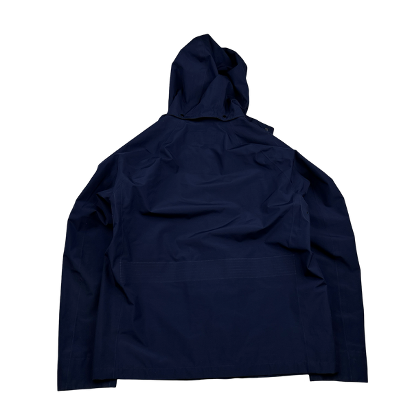 Stone Island 2016 Navy Tank Shield Multi Layer Hooded Jacket - Large