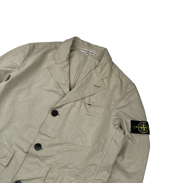 Stone Island 2010 Tan David TC Blazer Jacket - XL