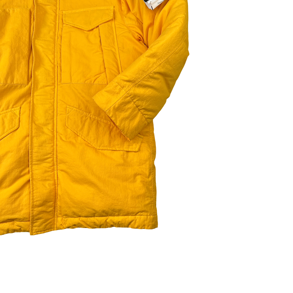 Stone Island 2022 Yellow Opaque Nylon Twill Down TC Puffer - Small