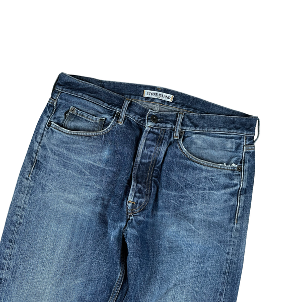Stone Island CR Dark Wash Denim Jeans - 34"